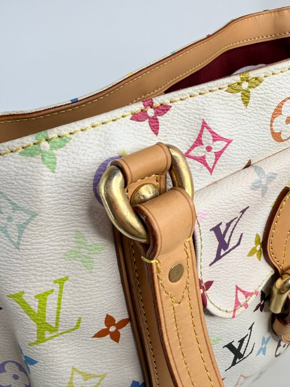 louis vuitton cabas piano handbag monogram multicolor - Picture 11 of 15